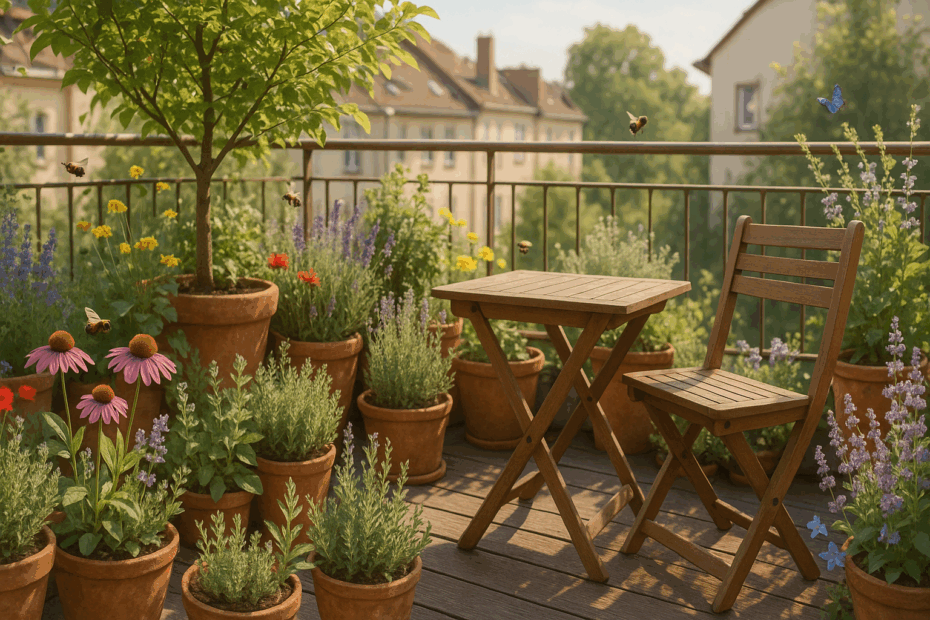 Insektenfreundlicher Balkon